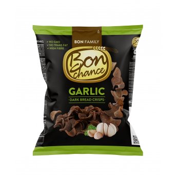 Crostini "Bon Chance" di pane nero all'aglio (120g)