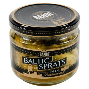 Spratti "Bandi Food" Baltic affumicati sott'olio (250g)